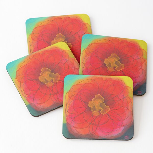 Aperçu de l'œuvre Aquarelle de coquelicot rouge créée et vendue par KerlZ.