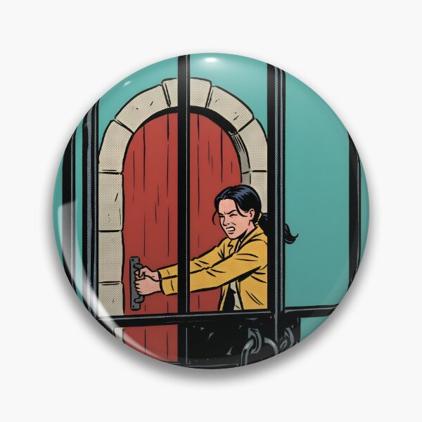 Item preview, The Gate Is Sealed Minimalist Comic Poster designed and sold by DuckOddity.