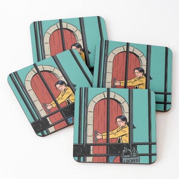 Item preview, The Gate Is Sealed Minimalist Comic Poster designed and sold by DuckOddity.