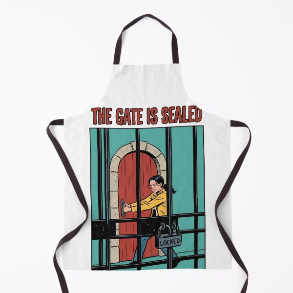 Item preview, The Gate Is Sealed Minimalist Comic Poster designed and sold by DuckOddity.