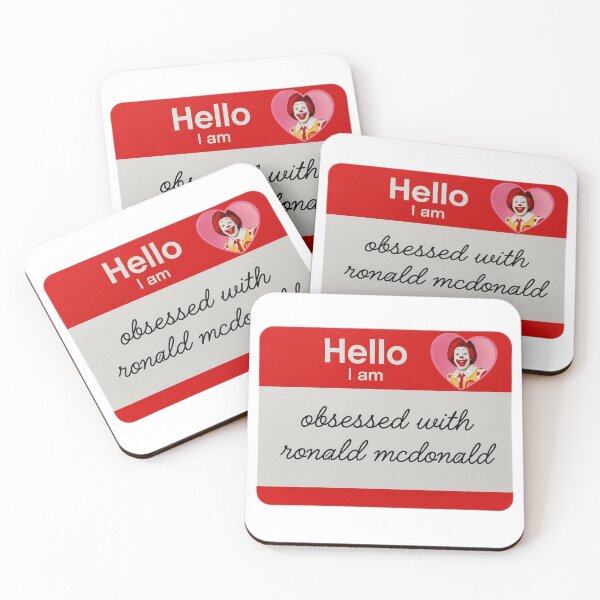 Item preview, Ronald mcdonald love obsess obsessed boyfriend birthday funny prank meme gift weird designed and sold by CheeseBlueprint.