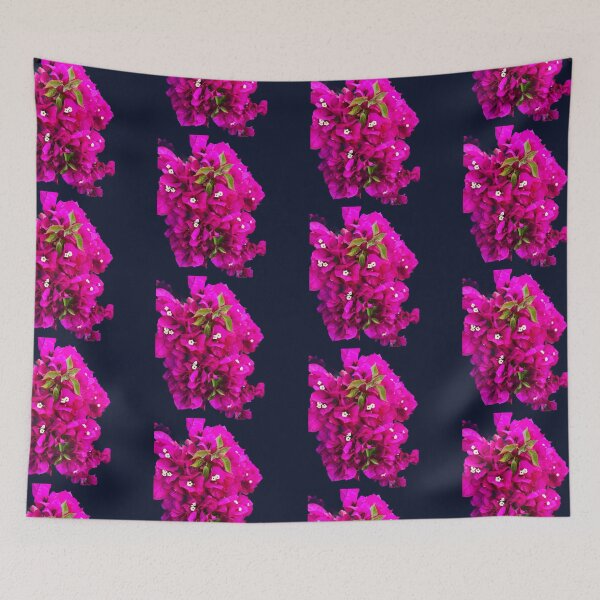 Item preview, Vibrant Magenta Bougainvillea Floral Repeat Pattern designed and sold by BalkanBloomArt.