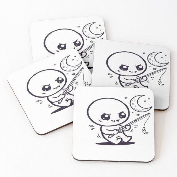 Item preview, Kawaii Character Moon and Star Fisherman designed and sold by beben93.