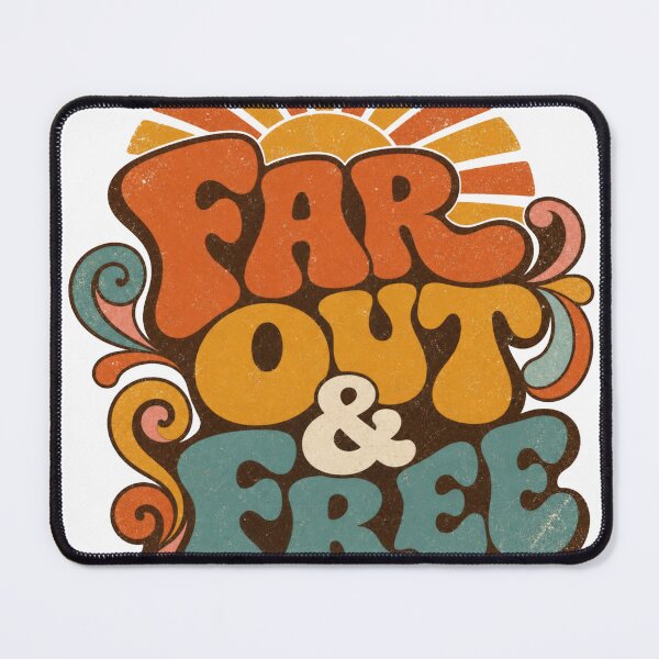 Item preview, Far Out And Free designed and sold by GrooveAndGlow.