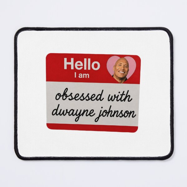 Item preview, Dwayne johnson love obsess obsessed boyfriend birthday funny prank meme gift weird designed and sold by CheeseBlueprint.