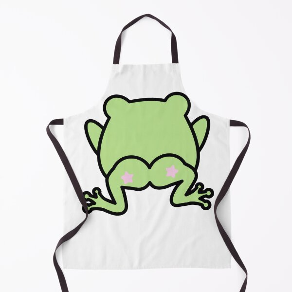 Item preview, Cute Frog Butt with Pink Stars - Funny Kawaii Frog designed and sold by Neurospicy Trolls.