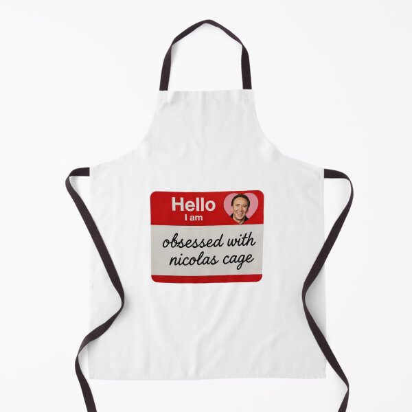 Item preview, Nicolas cage love obsess obsessed boyfriend birthday funny prank meme gift weird designed and sold by CheeseBlueprint.