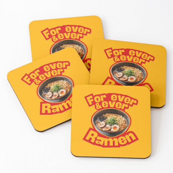 Item preview, For Ever & Ever, Ramen cartoon text mixed media funny aesthetic designed and sold by InanimateArt.
