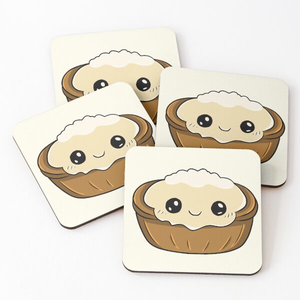 Item preview, Coconut Cream Pie Character Illustration designed and sold by Phyllya Design.