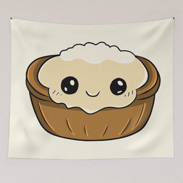 Item preview, Coconut Cream Pie Character Illustration designed and sold by Phyllya Design.