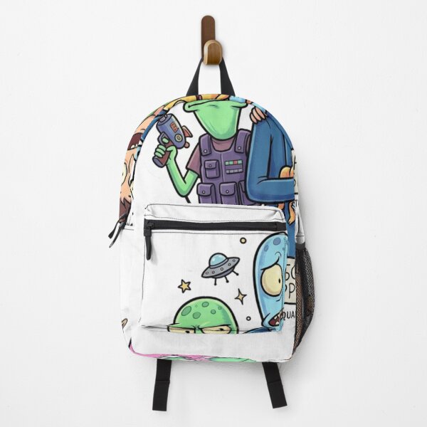 Item preview, Funny Alien Family – Retro Sci Fi Cartoon Design designed and sold by CRAZYpaterns.