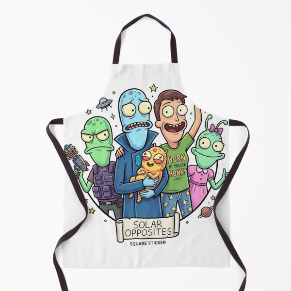 Item preview, Funny Alien Family – Retro Sci Fi Cartoon Design designed and sold by CRAZYpaterns.
