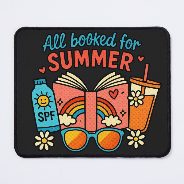 Item preview, Funny Book Lover Summer - All Booked For Summer designed and sold by legendaryskins.