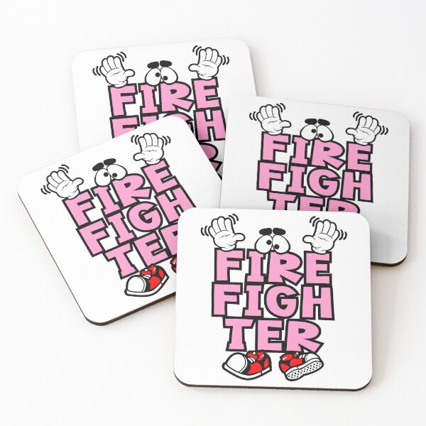 Item preview, Firefighter - WORK Cartoon Character Bold Retro designed and sold by NFTWords.