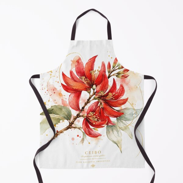 Item preview, Watercolor Ceibo | National Flower of Argentina | Elegant Botanical Illustration designed and sold by Esencia Argentina.