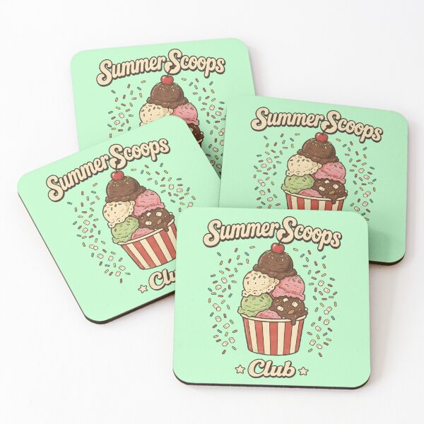 Item preview, Sundae de helado con ambiente veraniego vintage designed and sold by radiogalaxy.