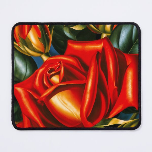 Item preview, Wall Art - Postcard - Golden‑Red Rose Cluster designed and sold by ForeverPrintsOK.
