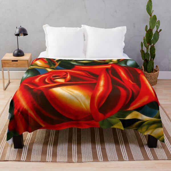 Item preview, Wall Art - Postcard - Golden‑Red Rose Cluster designed and sold by ForeverPrintsOK.