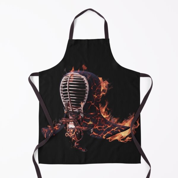 Item preview, Burning Kendo Mask designed and sold by sannimoe.
