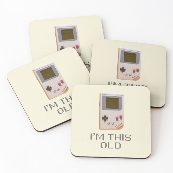 Item preview, I'm this Old - Gameboy retro vintage millennial aesthetic designed and sold by InanimateArt.