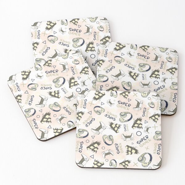 Item preview, Super Gamer Gaming Pattern  designed and sold by HadHoda.
