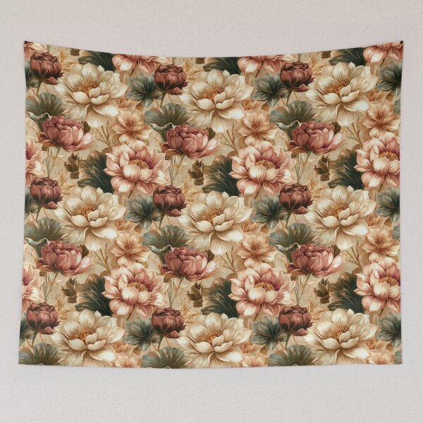 Item preview, Trendy Lotus Texture  - Flower Bouquet Pattern - Valentine Gifts For women designed and sold by RoyalStarsPatts.