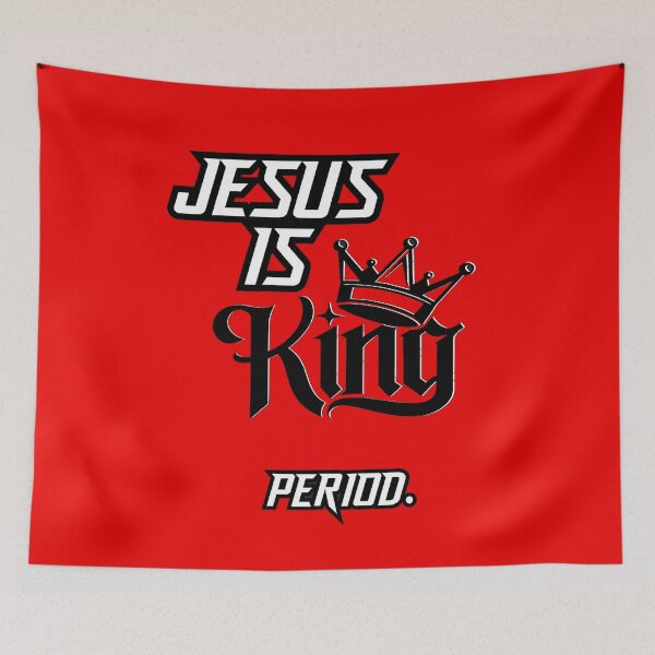Item preview, Jesus Is King Period Christian Streetwear designed and sold by Bezuiden.