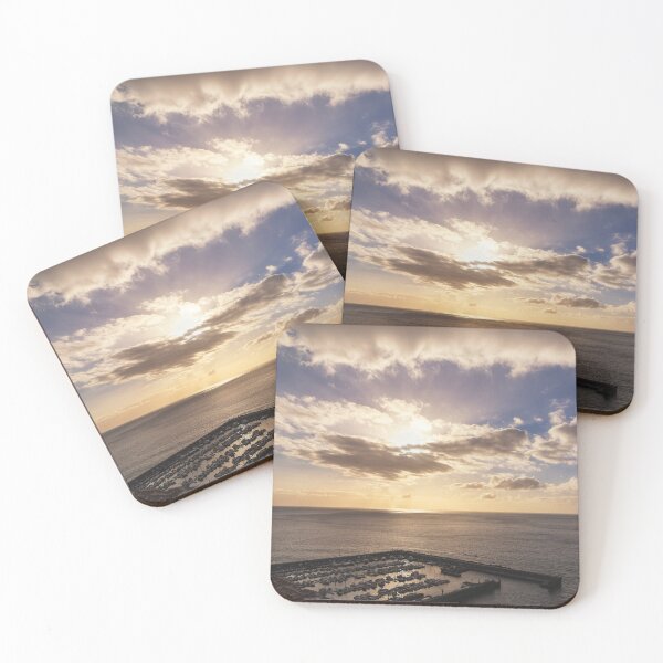 Item preview, Golden Light on Los Gigantes Marina, Tenerife designed and sold by Kasia Design.
