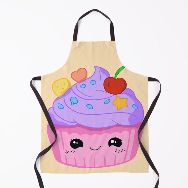 Item preview, Whimsical Cupcake with Cherry & Toppings designed and sold by Phyllya Design.