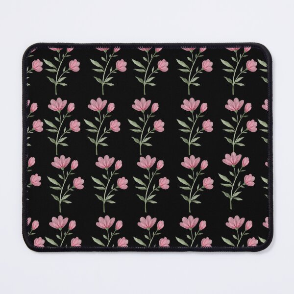 Item preview, Pink Floral Seamless Pattern Dark Moody Wildflowers designed and sold by Jyoti Digital Artist.