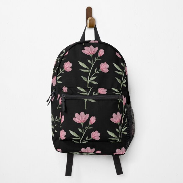 Item preview, Pink Floral Seamless Pattern Dark Moody Wildflowers designed and sold by Jyoti Digital Artist.