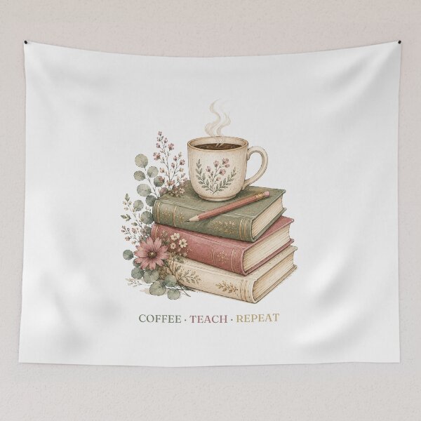 Item preview, Coffee Teach Repeat Teacher Life Gift Shirt designed and sold by DreamelleStudio.