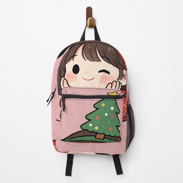 Item preview, Cute Christmas Girl with Christmas Tree Headband Design designed and sold by Bondingbonding.