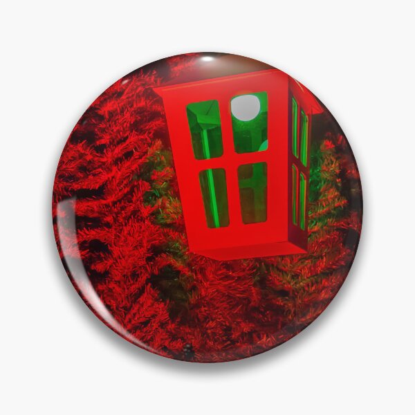 Item preview, Red Christmas Lantern Hanging on Holiday Tree Lights With Festive Green Glow and Nighttime Decoration designed and sold by Nmallia.