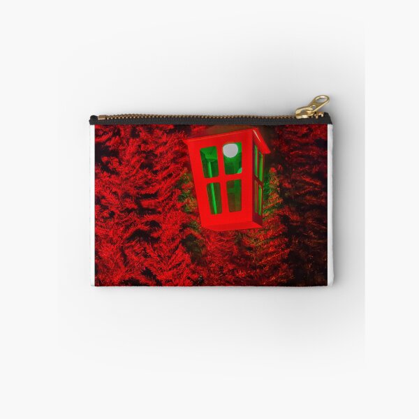 Item preview, Red Christmas Lantern Hanging on Holiday Tree Lights With Festive Green Glow and Nighttime Decoration designed and sold by Nmallia.