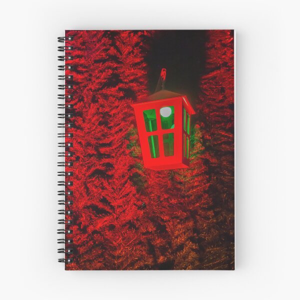 Item preview, Red Christmas Lantern Hanging on Holiday Tree Lights With Festive Green Glow and Nighttime Decoration designed and sold by Nmallia.