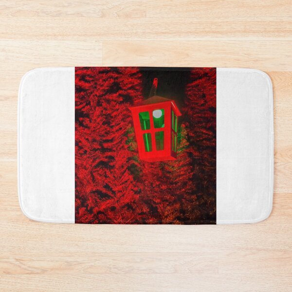 Item preview, Red Christmas Lantern Hanging on Holiday Tree Lights With Festive Green Glow and Nighttime Decoration designed and sold by Nmallia.