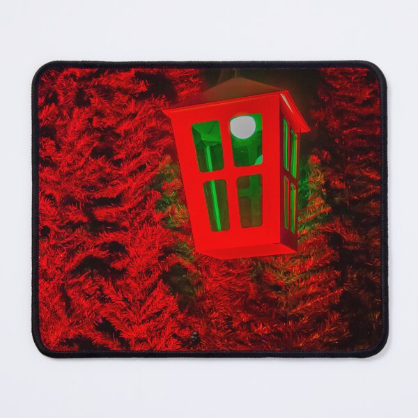 Item preview, Red Christmas Lantern Hanging on Holiday Tree Lights With Festive Green Glow and Nighttime Decoration designed and sold by Nmallia.