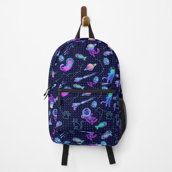 Item preview, Cosmic Neon Cats Playful Space Adventure designed and sold by Thai Vibe Studio.