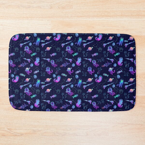 Item preview, Cosmic Neon Cats Playful Space Adventure designed and sold by Thai Vibe Studio.