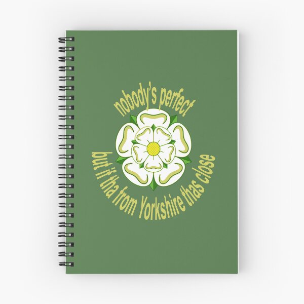 Item preview, Nobodys Perfect But If Tha From Yorkshire Thas Close Yellow Text designed and sold by taiche.