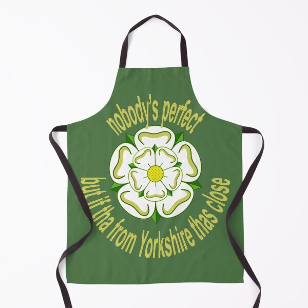 Item preview, Nobodys Perfect But If Tha From Yorkshire Thas Close Yellow Text designed and sold by taiche.