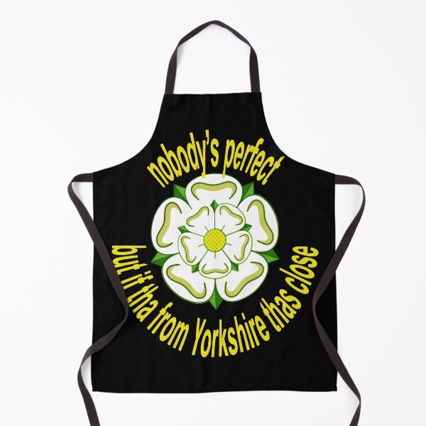 Item preview, Nobodys Perfect But If Tha From Yorkshire Thas Close Yellow Text designed and sold by taiche.
