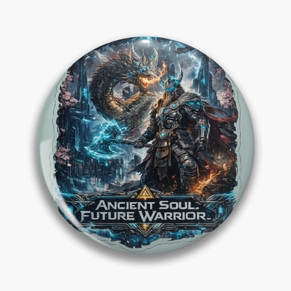 Item preview, Viking Cyber Warrior - Ancient Soul Future Warrior. designed and sold by SufirKapur.