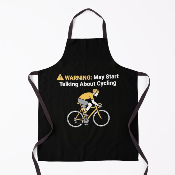 Item preview, Warning May Start Talking About Cycling – Funny Cyclist Gift Road Bike Humor Quote designed and sold by Sekla-Studio.
