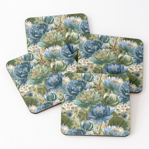 Item preview, Flourishing Lotus Print  - Retro Flower Floral - Valentines Gifts designed and sold by RoyalStarsPatts.
