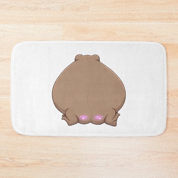 Item preview, Chubby Frog Butt with Sparkly Blush - Cute Kawaii Frog Butt designed and sold by Neurospicy Trolls.