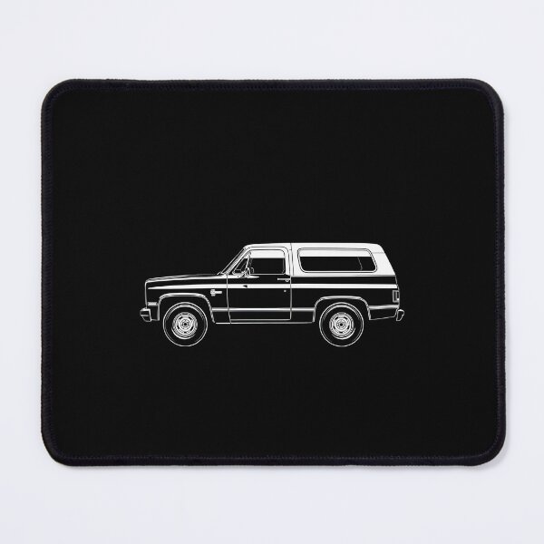 Item preview, Classic SUV Side Profile White Outline designed and sold by charleevanero.