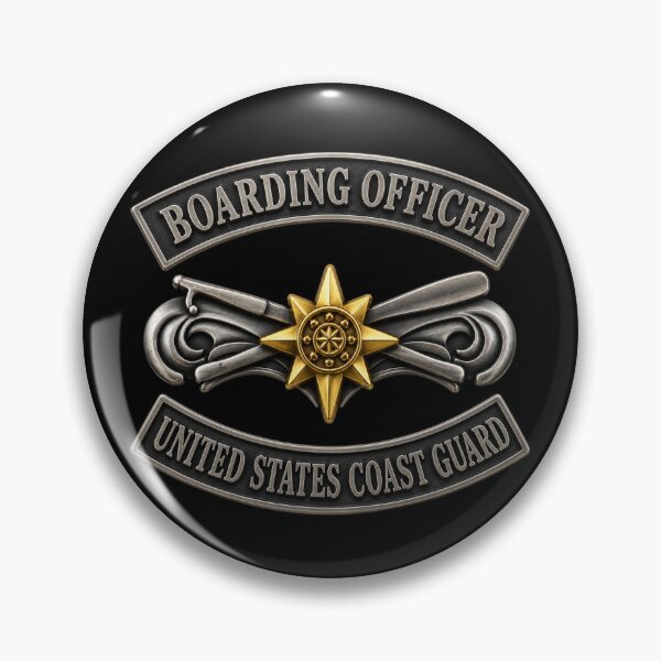 Item preview, USCG - Boarding Officer w txt - 3D - Enhanced designed and sold by Military Insignia Products.