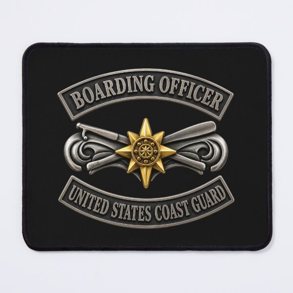 Item preview, USCG - Boarding Officer w txt - 3D - Enhanced designed and sold by Military Insignia Products.